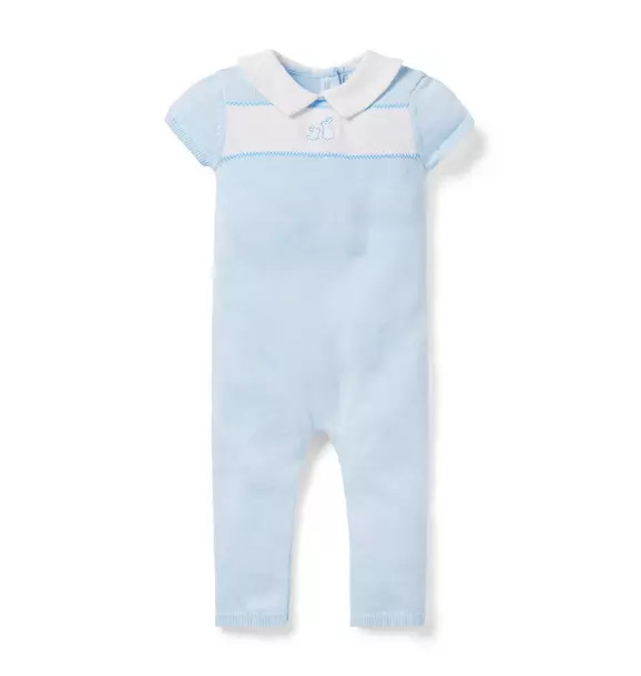 Baby Embroidered Bunny One-Piece | Janie and Jack