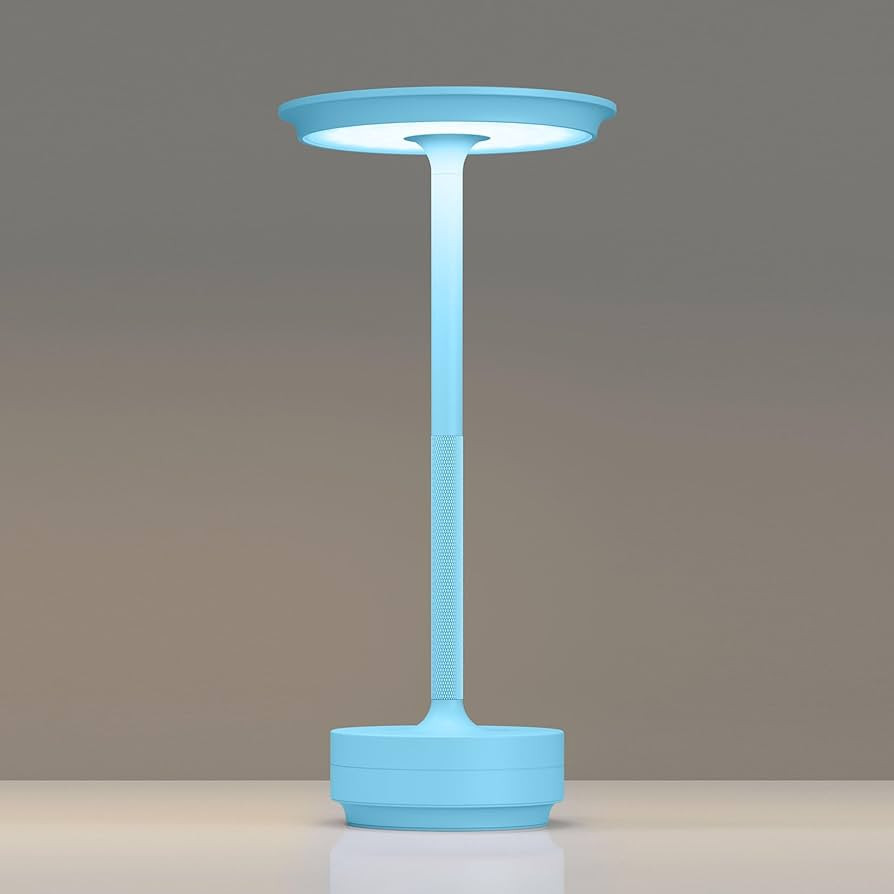 Rechargeable Cordless Table Lamps, Portable 5000mAh Outdoor Table Light, 3 Color Stepless Dimming... | Amazon (US)
