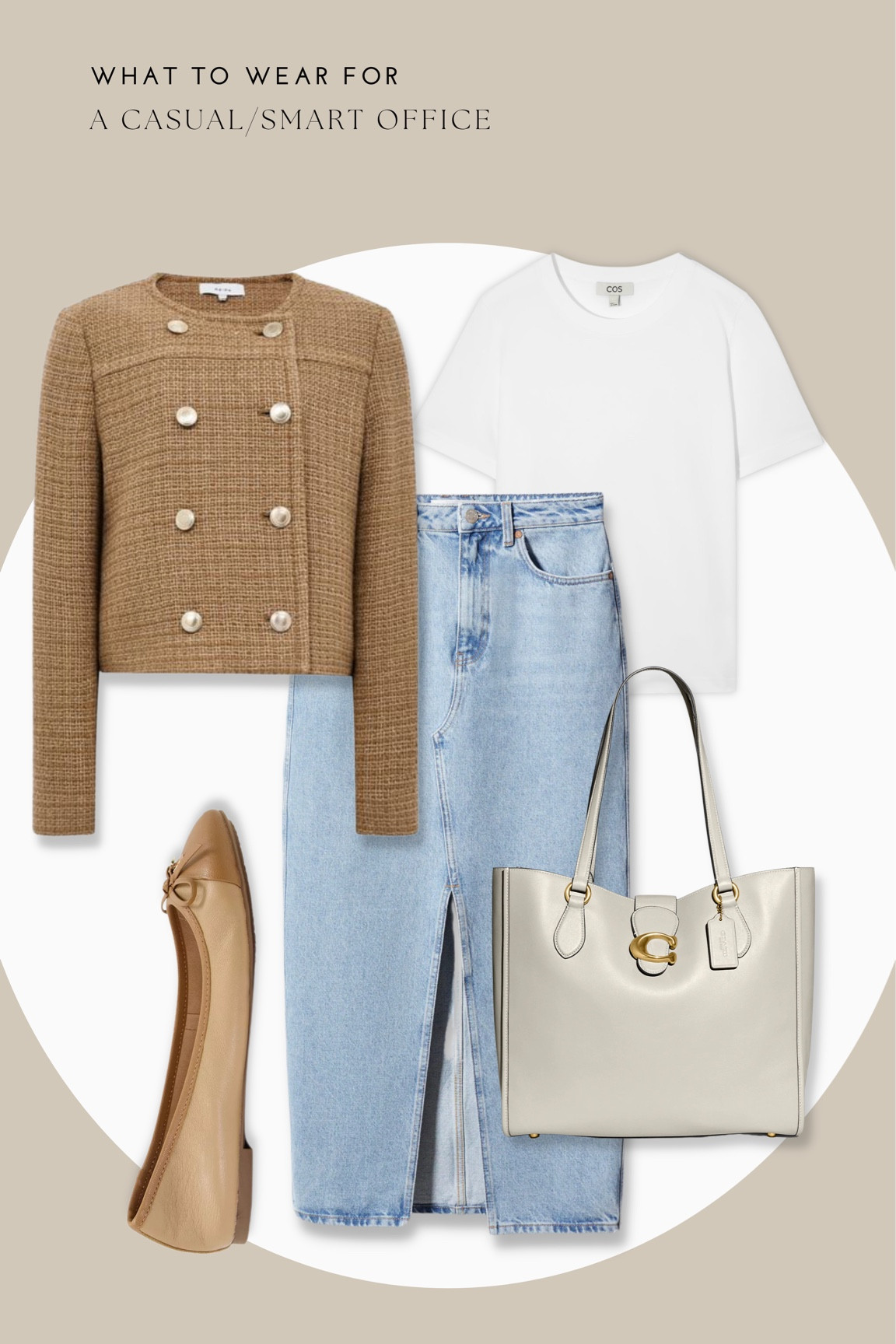 Reiss Esmie Cropped Jacket, Camel curated on LTK