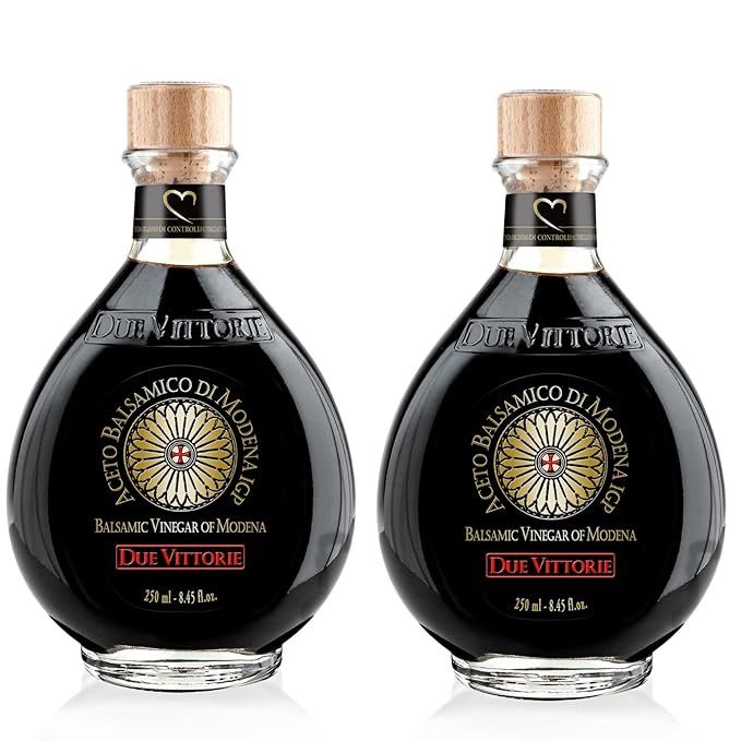 Due Vittorie Oro Gold Balsamic Vinegar without Pourer, Imported from Italy, 8.45fl oz / 250ml (2 ... | Amazon (US)