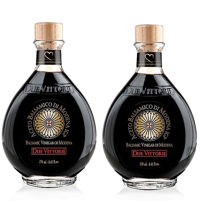 Due Vittorie Oro Gold Balsamic Vinegar without Pourer, Imported from Italy, 8.45fl oz / 250ml (2 ... | Amazon (US)