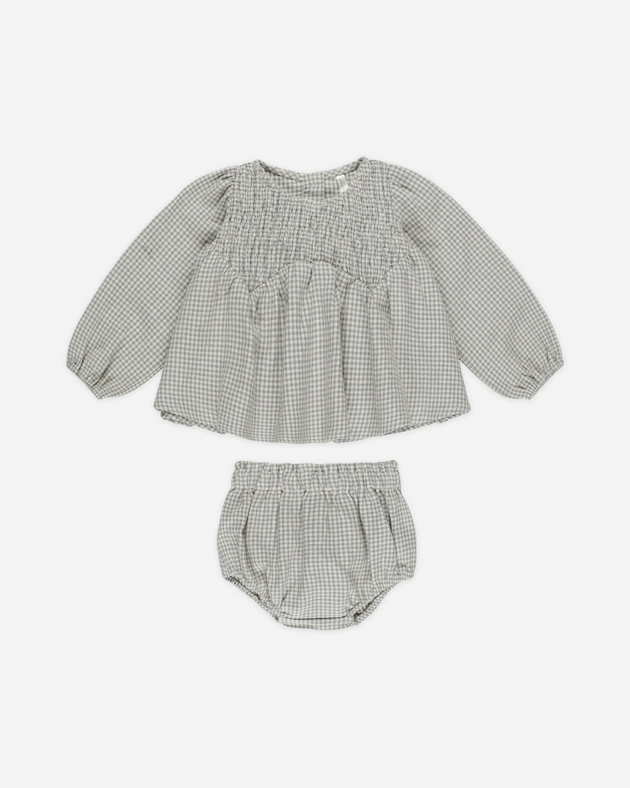 Sophia Top + Bloomer Set || Forest Gingham | Rylee + Cru