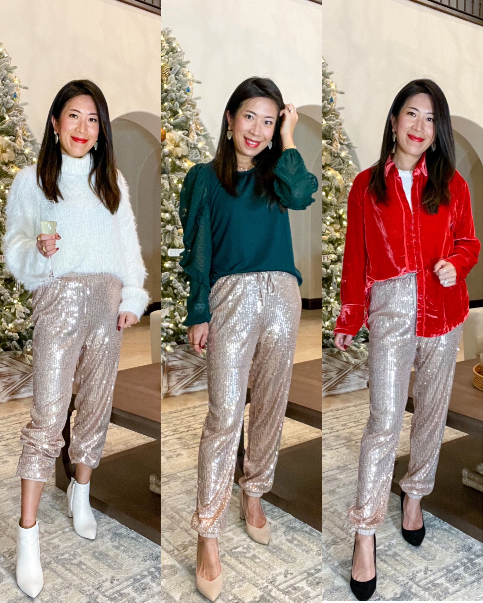 3 ways to style sequin joggers!


#LTKsalealert #LTKSeasonal #LTKHoliday