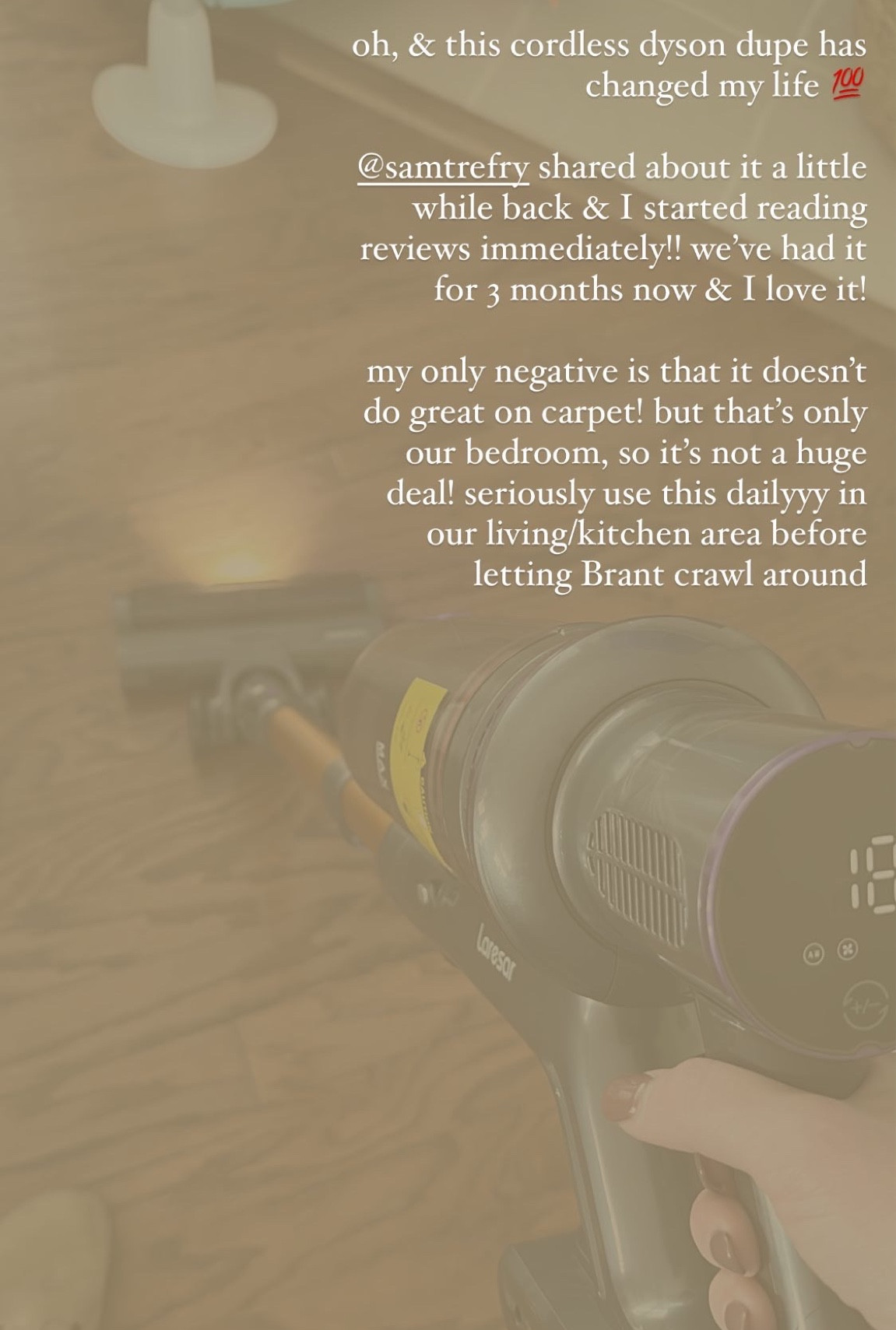 my three favorite things to clean our floors- cordless dyson dupe, shark steam mop, & thieves household cleaner!  

#LTKsalealert #LTKfamily #LTKhome