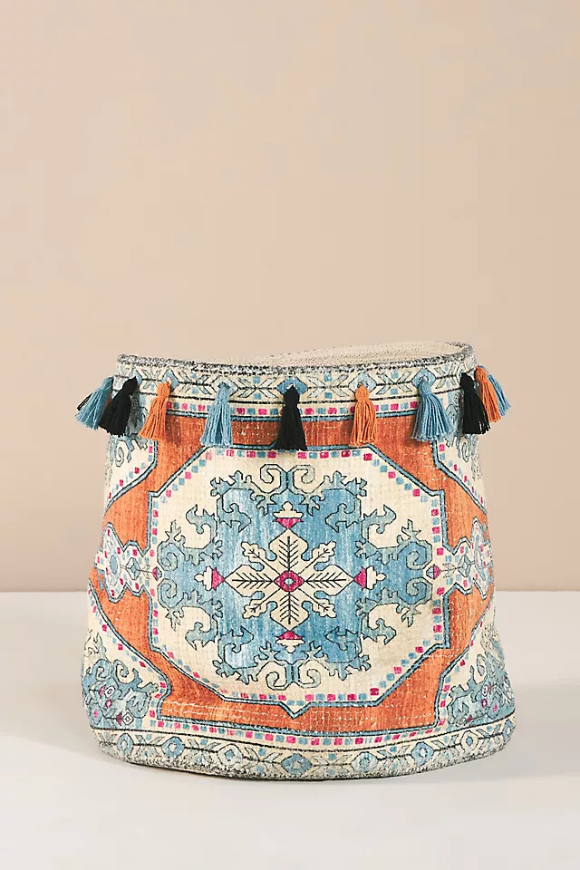Amina Rug-Printed Basket | Anthropologie (US)