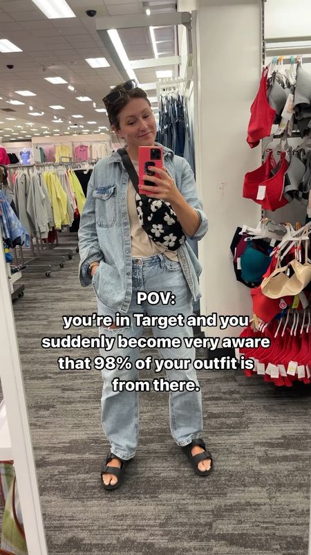You know you are loyal to affordable fashion when… 

🎯 Sometimes it takes some digging (which I can help you with), but when it comes to Target fashion, you can find some GEMS. 

I love sifting through the racks to find those pieces that make me feel like a cool mom and, as you can see, I always find something! 

#momstyle #targetobsessed #momoutfit #targetoutfit #targetstyle #targetdeals #targetfinds #targetmusthaves #targetfashion #targetlife #targetlove #targetmom #targethaul #targetaddict #targetfashionfinds #Sunglasses #Denim #Jeans #Shacket #DenimShirt. 90s jeans, baggy jeans, oversized jeans, denim shirt, oversized denim shirt, tortoise sunglasses, target fashion, target outfit, cool mom, minimalist outfit. #ootd

#LTKxTarget #LTKstyletip #LTKfindsunder50