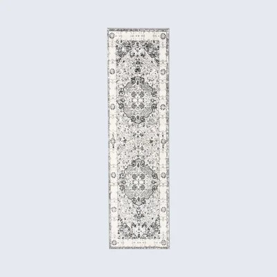 Hector Performance Oriental Gray/Ivory/Black Indoor Rug | Wayfair North America