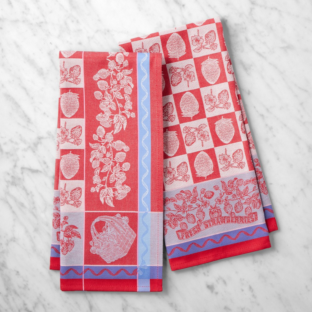 Bright Jacquard Towels, Set of 2 | Williams-Sonoma