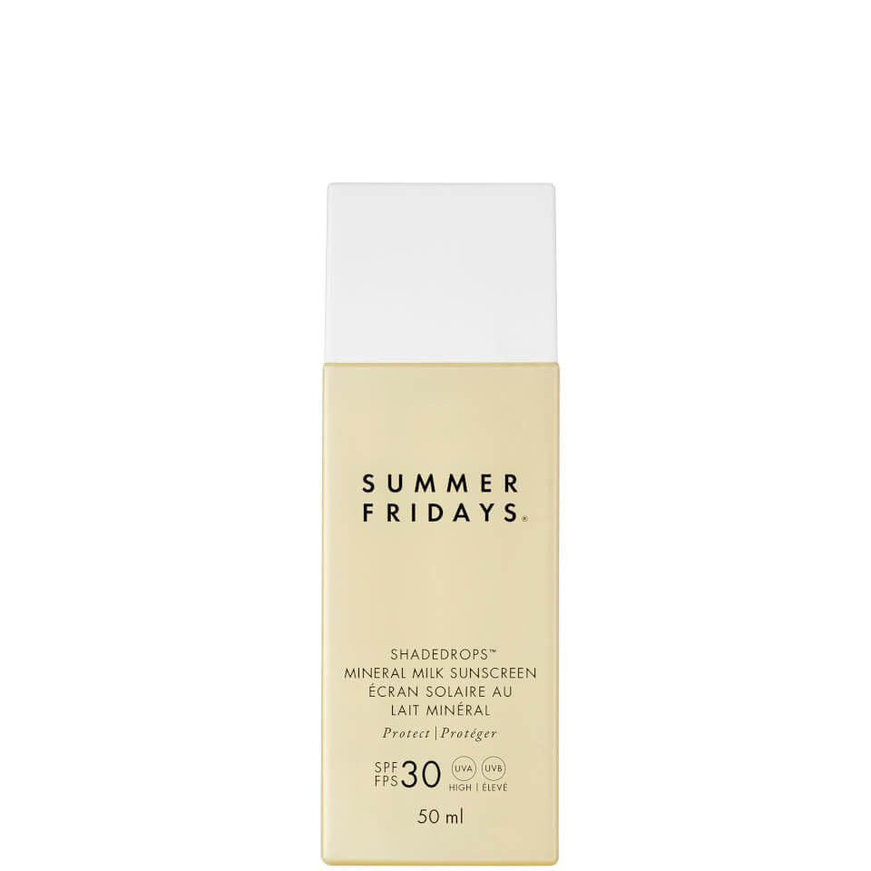 Summer Fridays ShadeDrops Broad Spectrum SPF 30 Mineral Milk Sunscreen 50ml | Cult Beauty