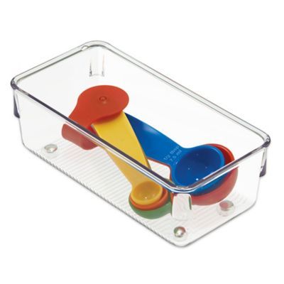 iDesign® Linus Acrylic 3-Inch x 6-Inch Drawer Organizer | Bed Bath & Beyond