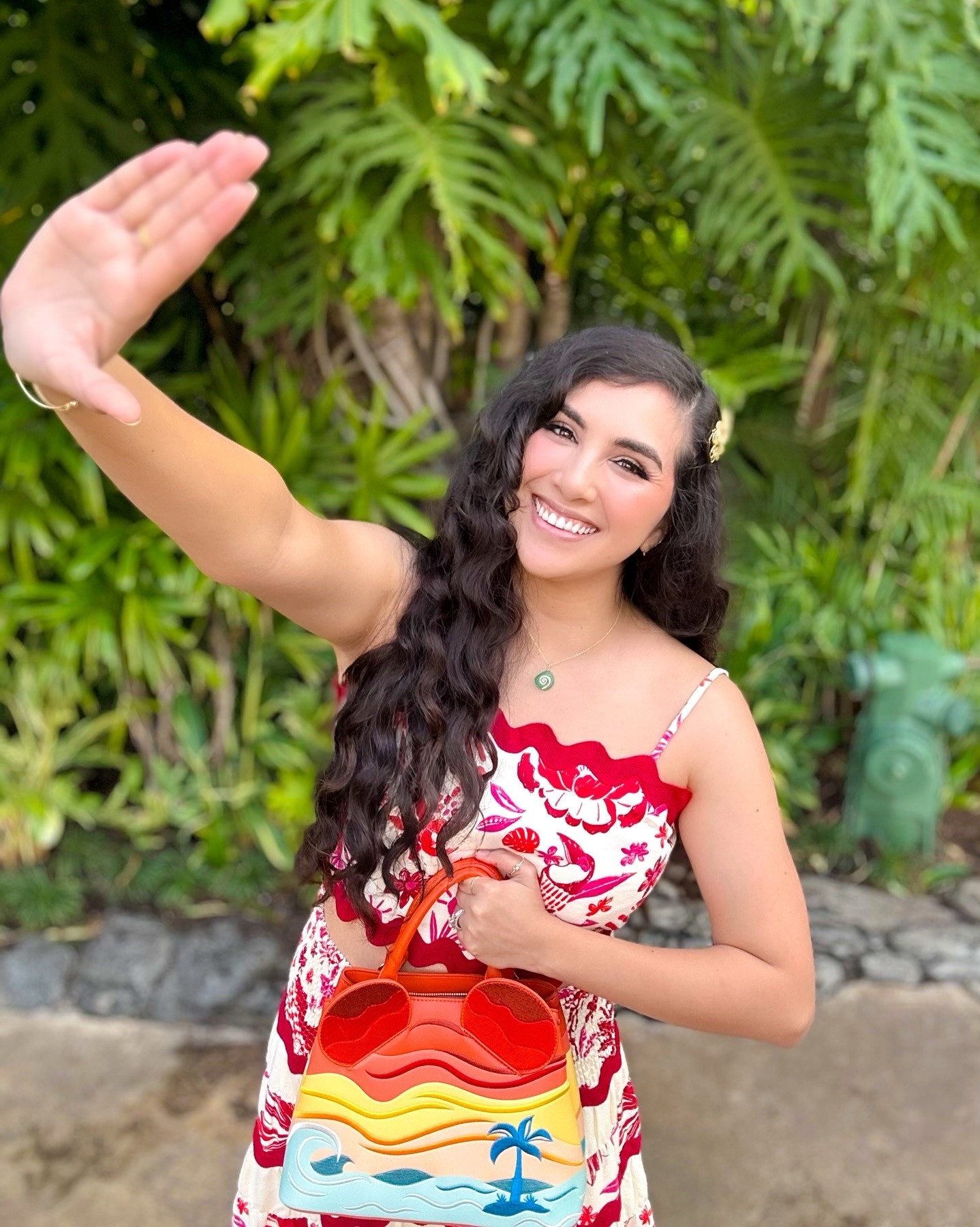 Disney bounding as Moana in the new year at the Disney Parks 🌅🌴🌊

Moana’s makeup is very simple and natural! A little goes a long way with these cosmetics. You need them all because they are a staple for me & perfect for an everyday beauty routine 🥰 

On any Disney vacation, Disney ears are a must! These were too good for me to pass up up because they are from Disney’s Aulani & the inside of the flowers are actually little Mickey’s 😍

On this day I wasn’t cold because I wore these amazing thermal leggings! They are very light too which I love ❤️ And since I stayed until the nighttime I brought this beautiful sweater. 

I couldn’t find this Moana necklace to link  anymore but I did originally buy it through the Disney Store. I linked similar styles here for you for the pieces I couldn’t find. If they restock I’ll be sure to retag the items here.

If you have any questions about anything here leave a comment! I’m happy to help you get your most magical fit 💖

Disney style, Angie’s Magical Style, Moana Disney bound, makeup, disney jewelry, Disney bag, Disney Mickey ears 


#LTKSeasonal #LTKGiftGuide #LTKBeauty