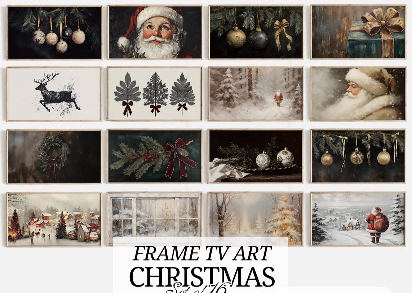 Vintage Christmas digital tv art! 

#LTKHoliday #LTKHome #LTKSeasonal