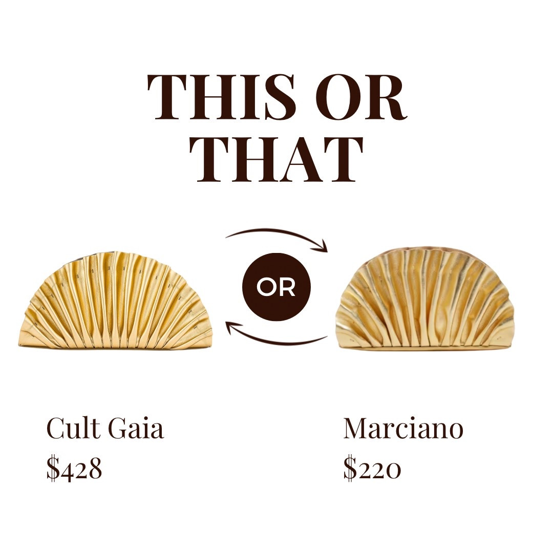 PERFECT for spring and summer #weddings, #showers and #vacations. I love this fun shape. The Marciano bag is in my cart. Which one will you choose? 

#LTKStyleTip #LTKItBag #LTKWedding