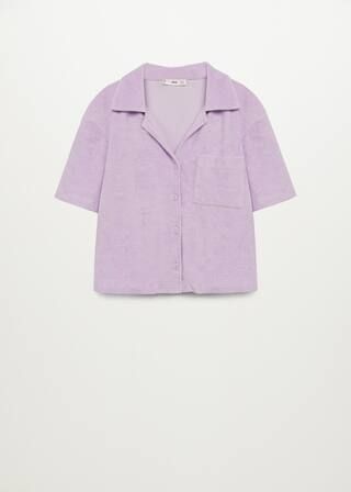 Towel cotton shirt | MANGO (UK)