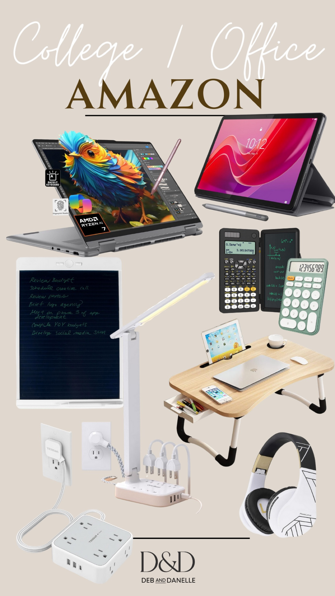 Here are some amazing options for heading off to college, for work, or for your home office. One of our girls has the Lenovo Yoga 2-in-1 computer for her home office and she loves it. We also have the Blackboard Boogie Board and it is amazing for lists and quick notes. 

#LTKHome #LTKBacktoSchool