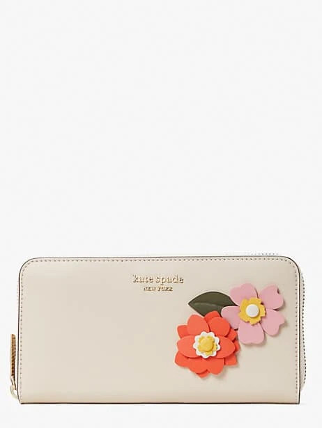 petal zip-around continental wallet | Kate Spade (US)