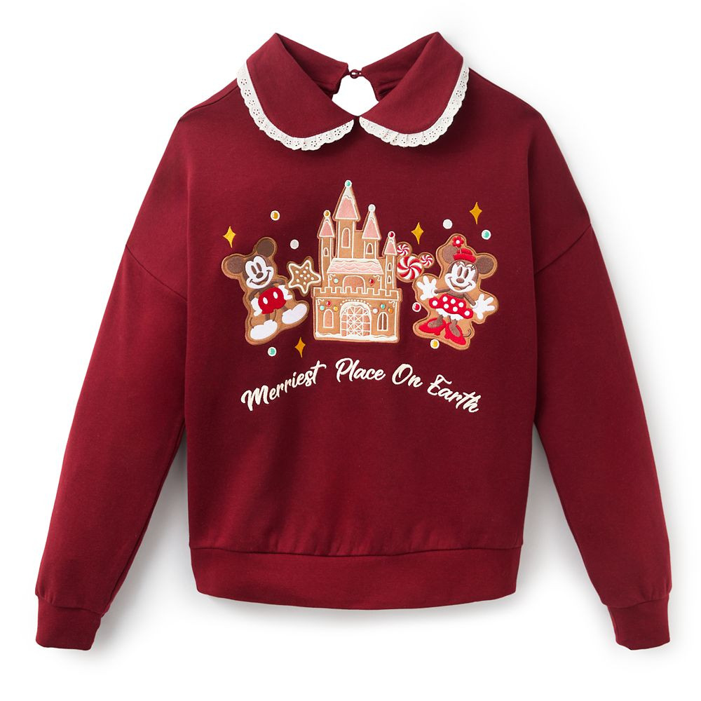 Mickey and Minnie Mouse Gingerbread Top for Women by Her Universe | Disney Store