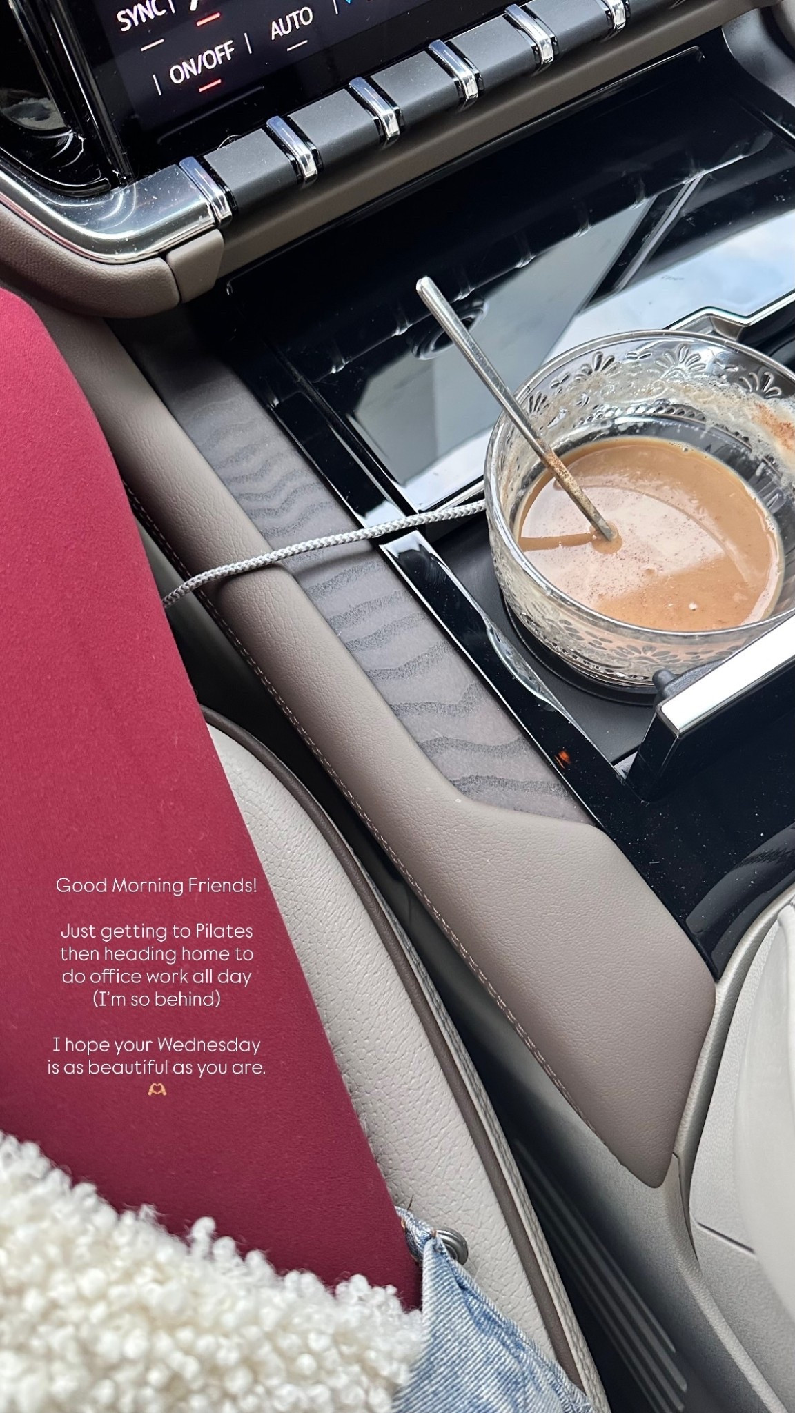 Good Morning Friends!

Just getting to Pilates then heading home to do office work all day (I’m so behind)

I hope your Wednesday is as beautiful as you are. 
🫶🏼

#WellnessWednesday #ChristianInfluencer #FaithBasedCommunity #MidweekReset #Over40Lifestyle #QuietMoments #PeacefulMornings #IntentionalLiving

#LTKgrwm #LTKstorytime #LTKootd