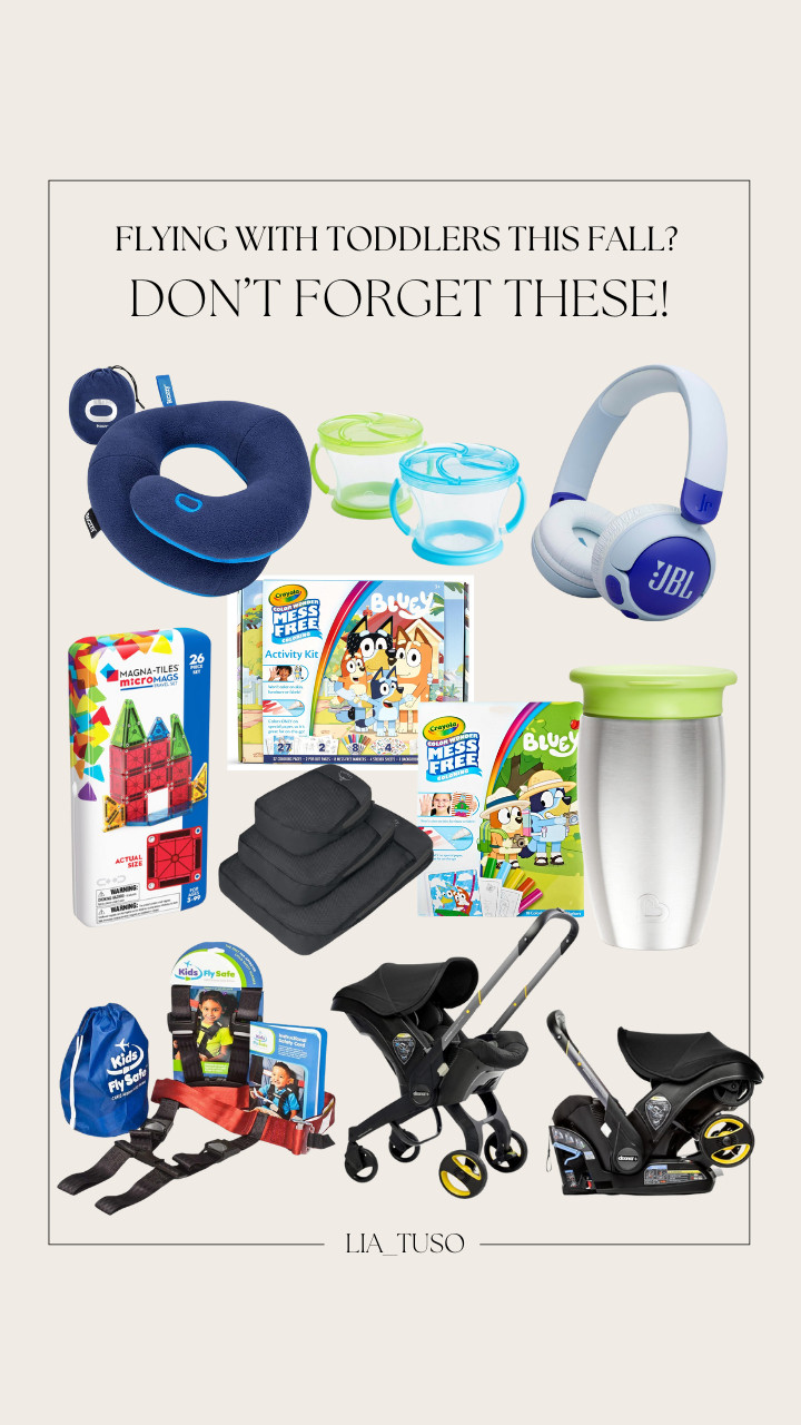 Flying with Toddlers This Fall? Don’t Forget These! || Doona Car Seat & Stroller || Cares Airplane Safety Travel Harness For Kids || BCOZZY Kids Travel Neck Pillow || Osprey Daylite Packing Cube || JBL Junior 320BT || Crayola Color Wonder Bluey Activity Kit || Crayola Bluey Color Wonder Coloring Set || MAGNA-TILES microMAGS 26-Piece Travel Magnetic Construction Set || Munchkin Snack Catcher Toddler Snack Cups || Munchkin Stainless Steel Sippy Cups for Toddlers

#FlyingWithToddlers #FallTravel #FallTravelMustHaves #TravelMustHaves 

 #LTKTravel #LTKKids #LTKFamily