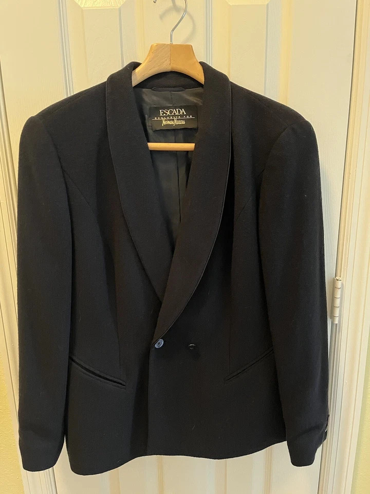 vintage escada black blazer jacket  | eBay | eBay US
