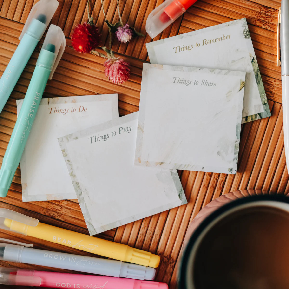 Abstract Painted Bible Study Sticky Notes | The Daily Grace Co.