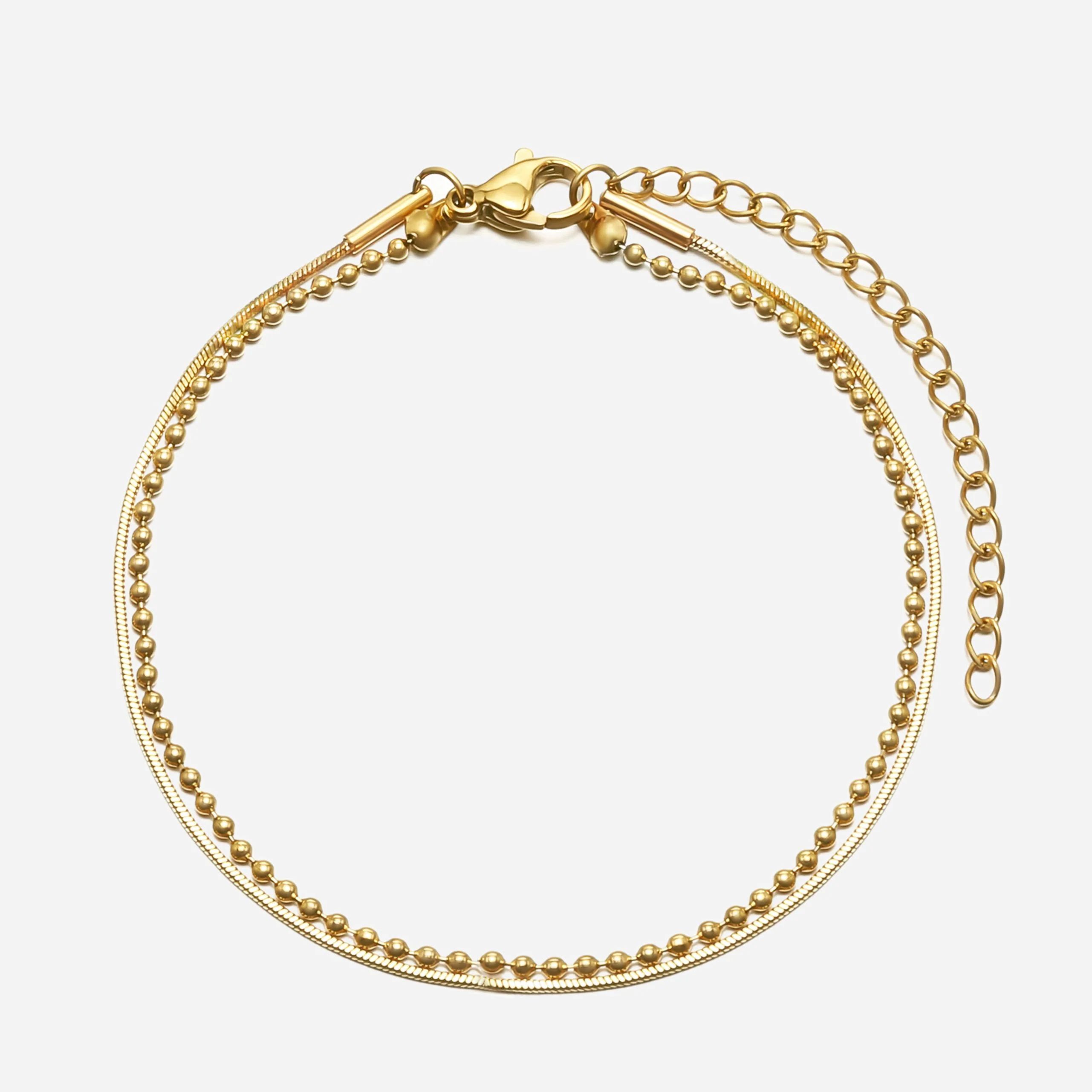 Brooke Layered Chain Bracelet | Victoria Emerson
