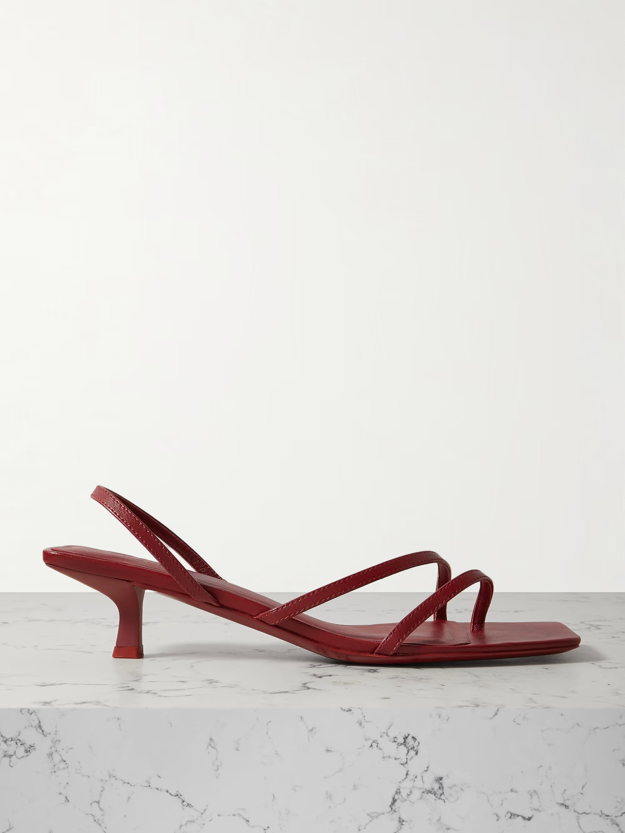 ST. AGNIPina leather slingback sandals | NET-A-PORTER (UK & EU)