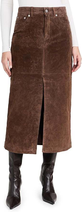 [BLANKNYC] Womens Real Suede Midi Skirt | Amazon (US)