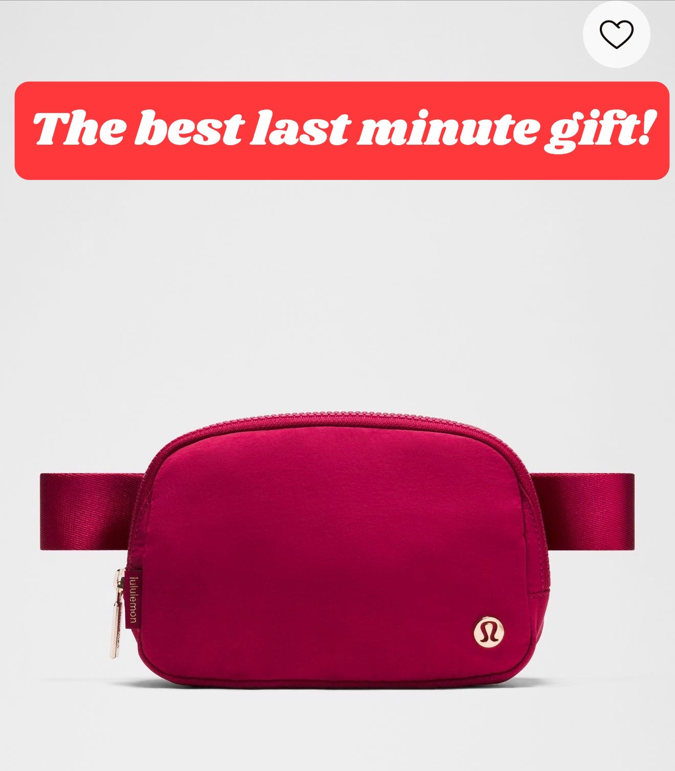 Last minute gift idea? This is it.😜 The best bag ever is still under $50 and comes in a ton of colors! Great for travel, outdoors, work, school and everything else! Not all colors are in store, check out the cool colors linked!🤗❤️🎄🎁






#ltktravel #ltkactive #ltkgifts #ltkgifts #giftsforher #giftsforfriend #beltbag #lululemon #giftsforhim #ltkworkwear

#LTKFindsUnder50 #LTKHoliday #LTKGiftGuide