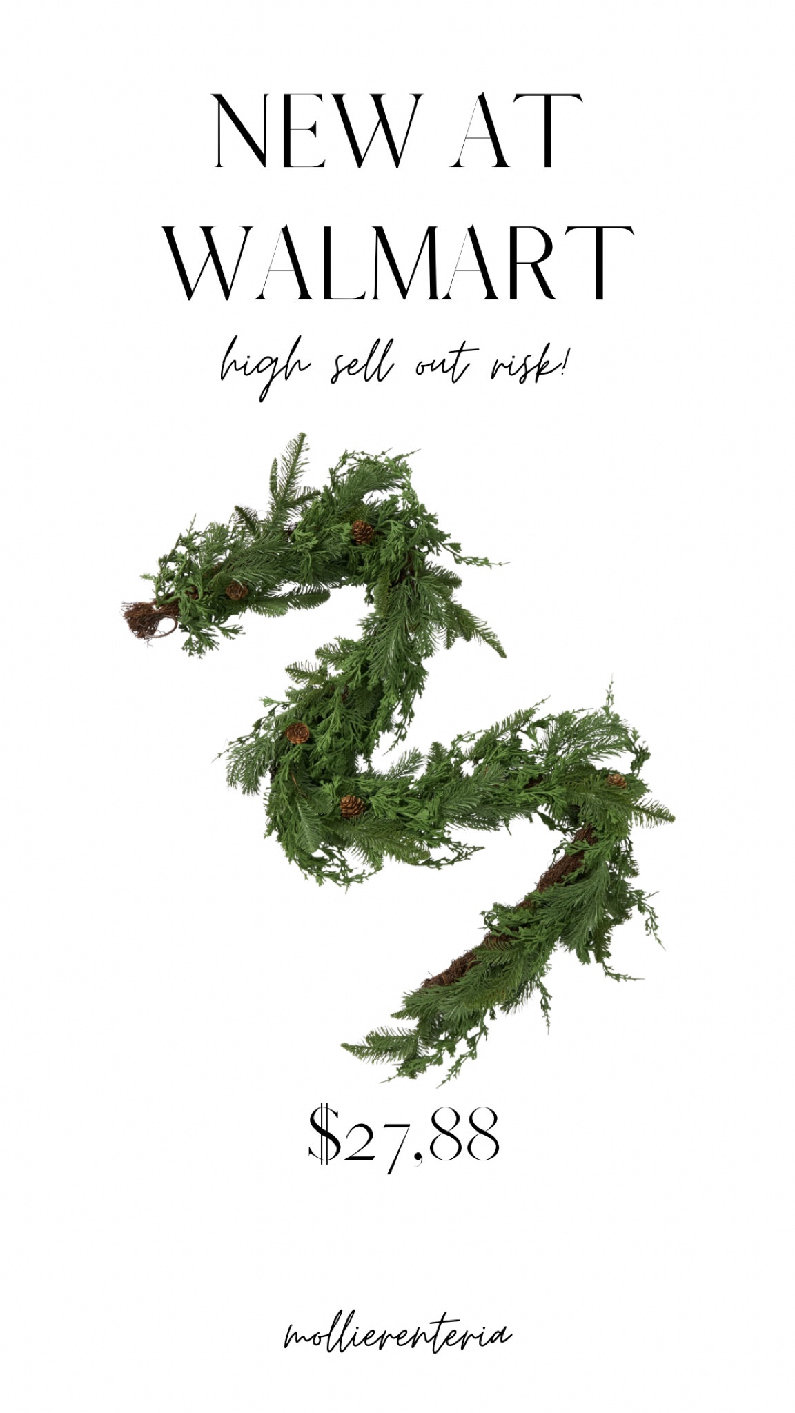 New at Walmart and already has over 30 5⭐️ reviews! Christmas garland, holiday garland, faux garlands

#LTKSaleAlert #LTKHoliday #LTKSeasonal