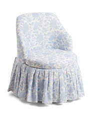 30in Kiki Pleated Skirt Accent Chair | Marshalls