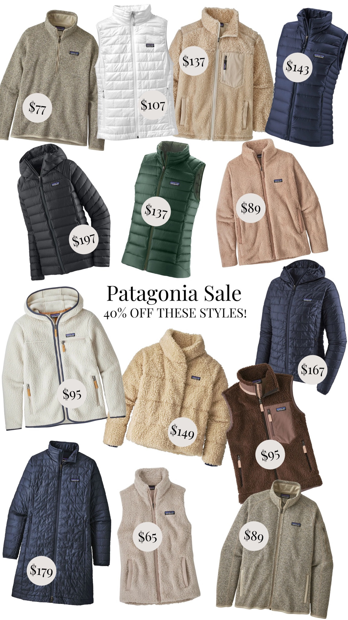 HUGE end-of-season Patagonia sale! I wear a size small in the brand. When in doubt, size up. 

#LTKunder100 #LTKsalealert