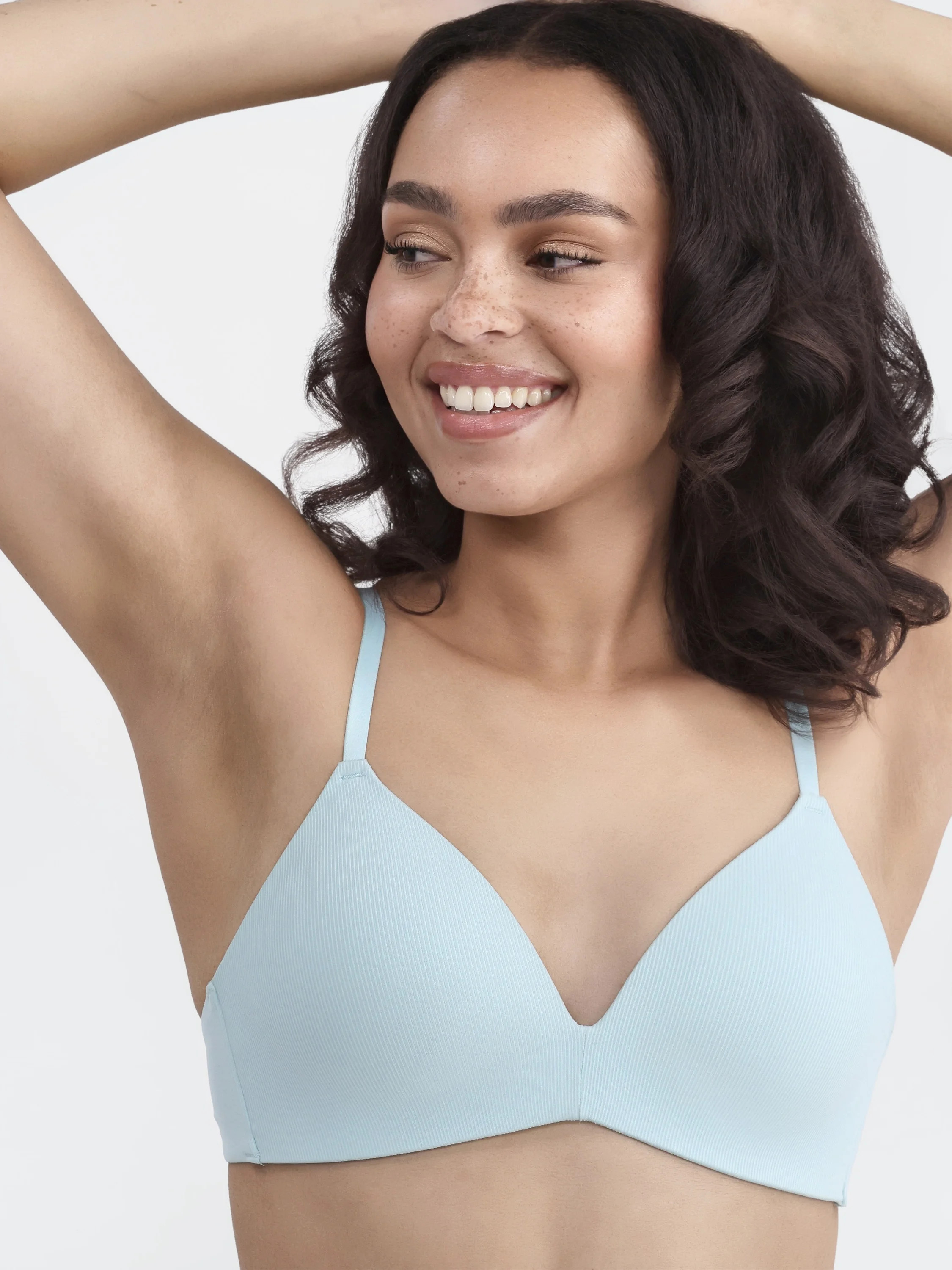 No Boundaries Wireless Rib T-Shirt Bra, Women's Sizes XS-XXXL | Walmart (US)