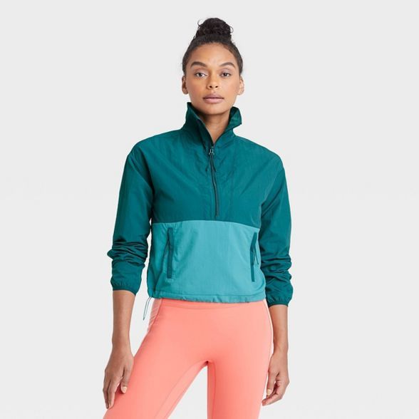 Women&#39;s Packable Windbreaker Jacket - All in Motion&#8482; Light Pink L | Target