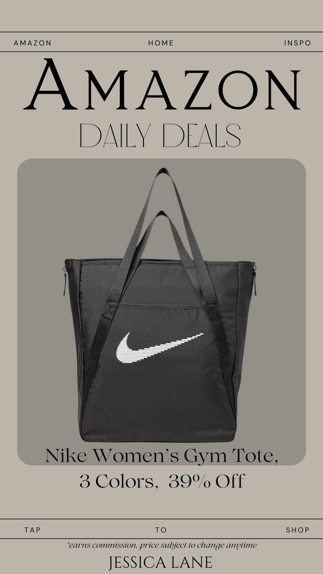 Roomy, durable, and cute enough for everyday use—this Nike gym tote does it all.#GymBag #ActiveStyle #LTKDeals

#LTKGiftGuide #LTKActive #LTKSaleAlert