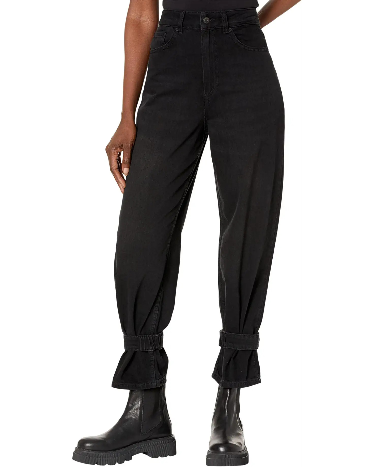 AllSaints Tara Ankle Tie Jeans | Zappos