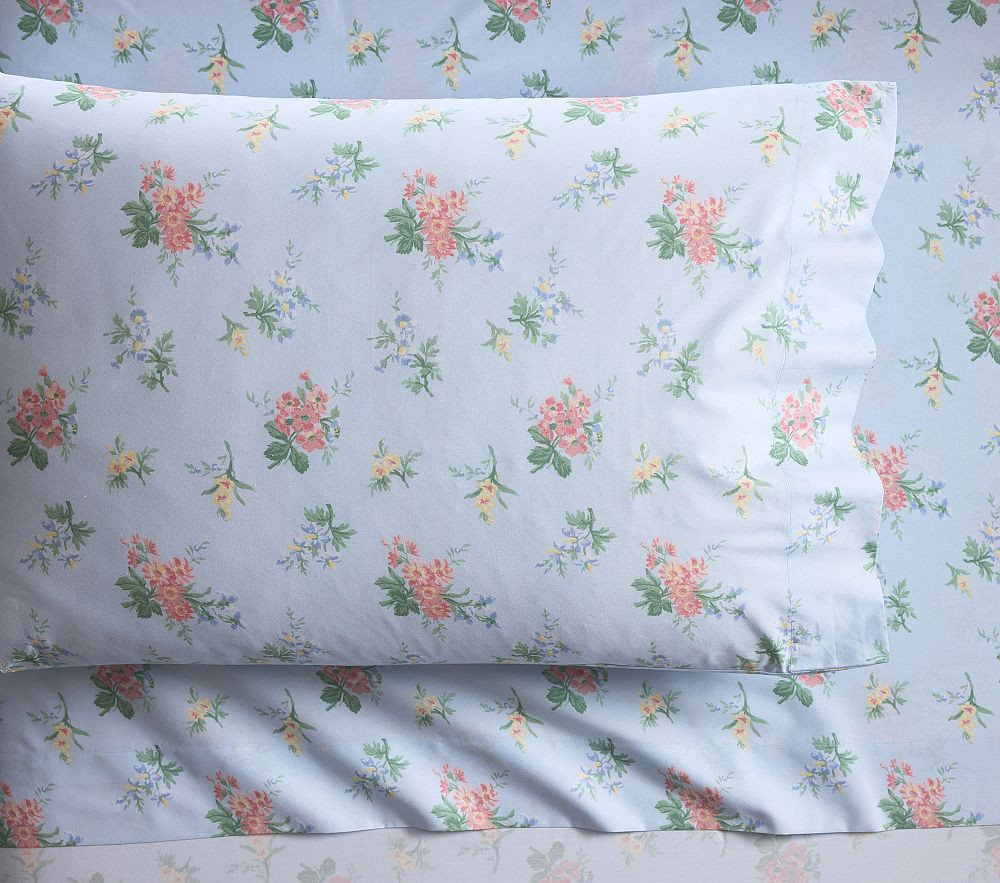 Hill House Home Floral Organic Sheet Set | Pottery Barn Kids