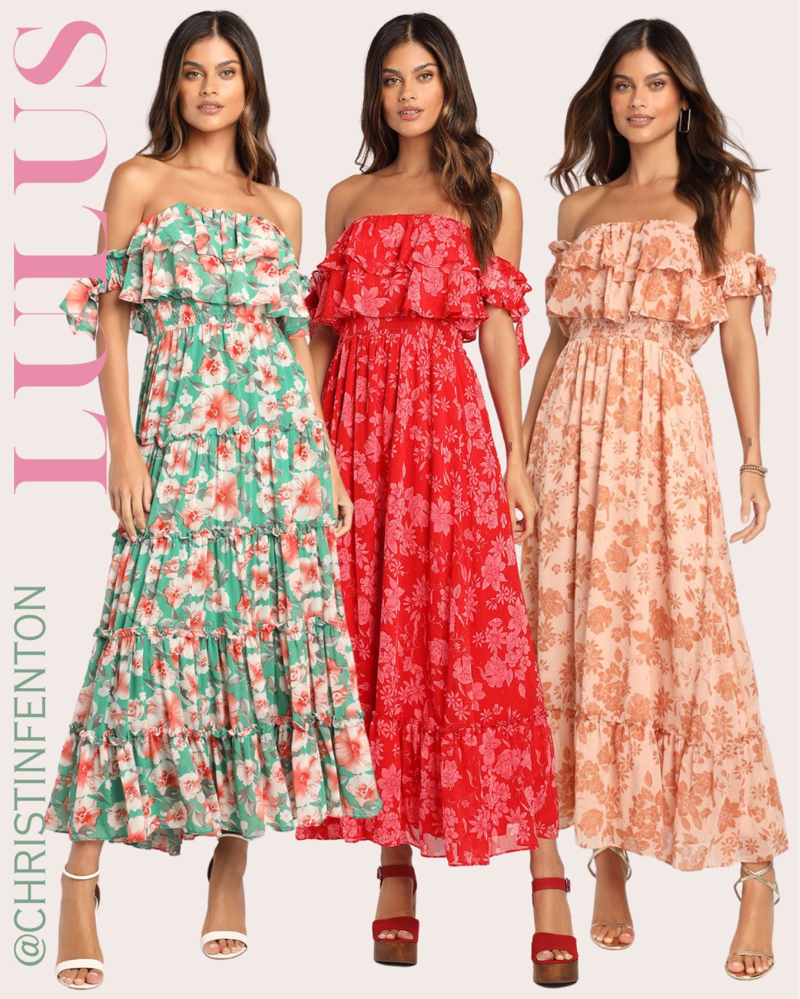 Lulus wedding guest dress, spring dresses, summer dresses, midi dress, mini dress, maxi dress, anniversary dress, engagement photoshoot dress, bridesmaid dress, celebration dress, baby shower dress, maid of honor dress, mother of the bride dress, cocktail party dress, engagement dinner dress, honeymoon dress, floral dress, satin dress, formal dress,  summer dress,  @shop.ltk #liketkit #lulusdresses #lulus #lovelulus 🥰 Thanks for being here & shopping with me! 🤍 Xo Christin   #LTKstyletip #LTKshoecrush #LTKcurves #LTKitbag #LTKbeauty #LTKsalealert #LTKwedding #LTKfit #LTKunder50 #LTKunder100 #LTKSeasonal 