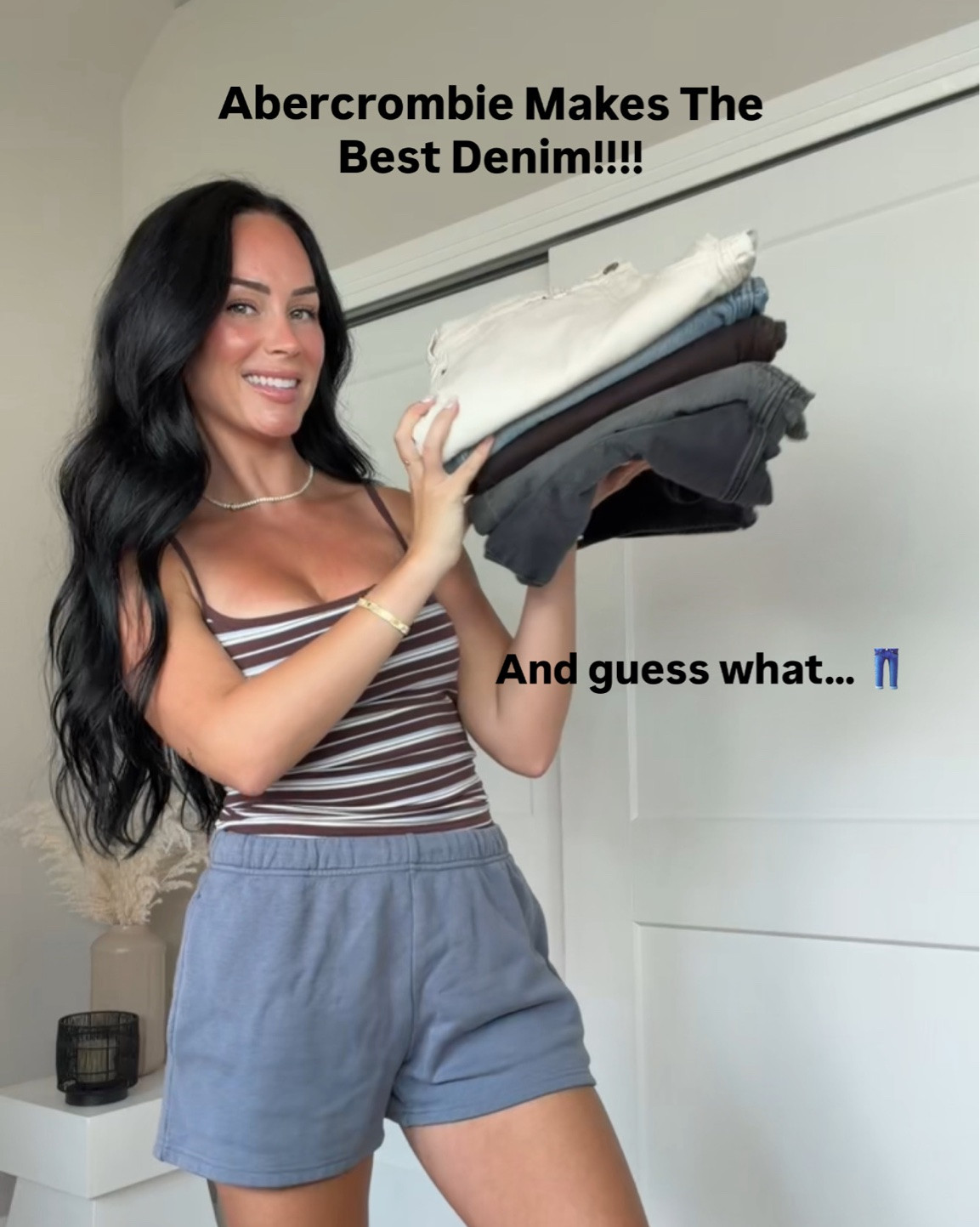 #abercrombiepartner my favorite sale is back!!! 🚨 25-50% Off All Jeans + 20% Off Almost Everything Else✨ DENIMAF for a stackable 15% off👖

@abercrombie