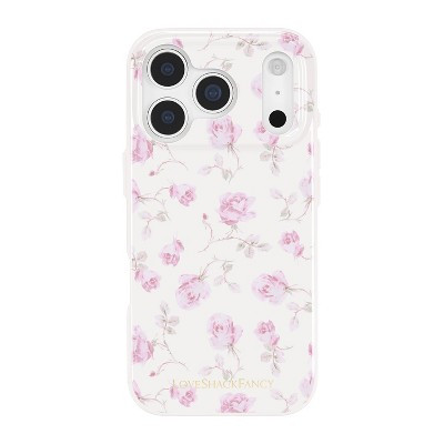 LoveShackFancy x Target – Case-Mate Ribbon Rosa Flora iPhone 17 Pro Case with MagSafe Sterling Dusk | Target