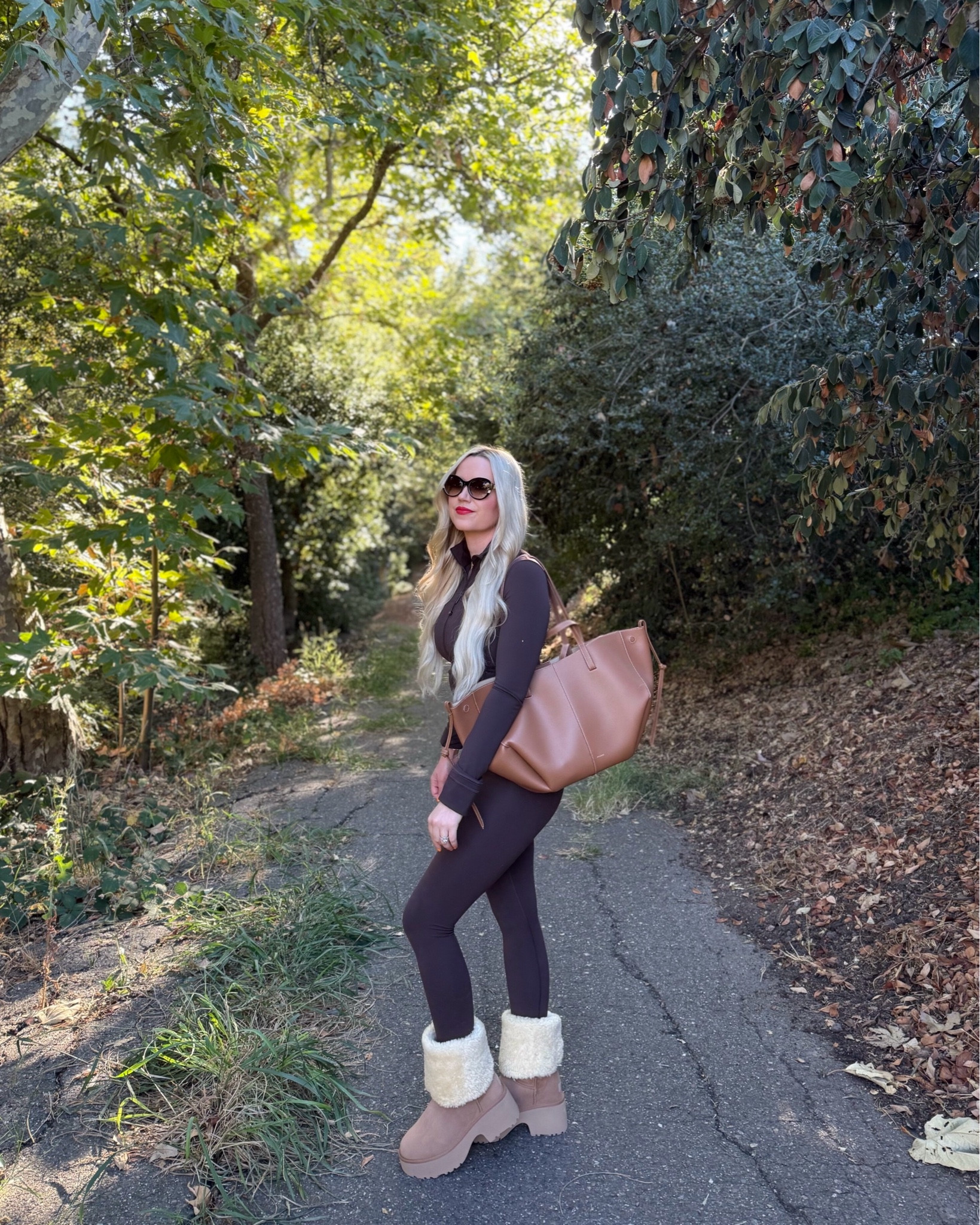 Loved this comfy brown outfit from Lululemon!

Jacket: Espresso, 6
Leggings: Espresso, 4
Boots: Chestnut, 10

Athleisure | Lululemon Define | Lululemon Leggings | Wunder Under

#LTKActive #LTKFitness #LTKSeasonal