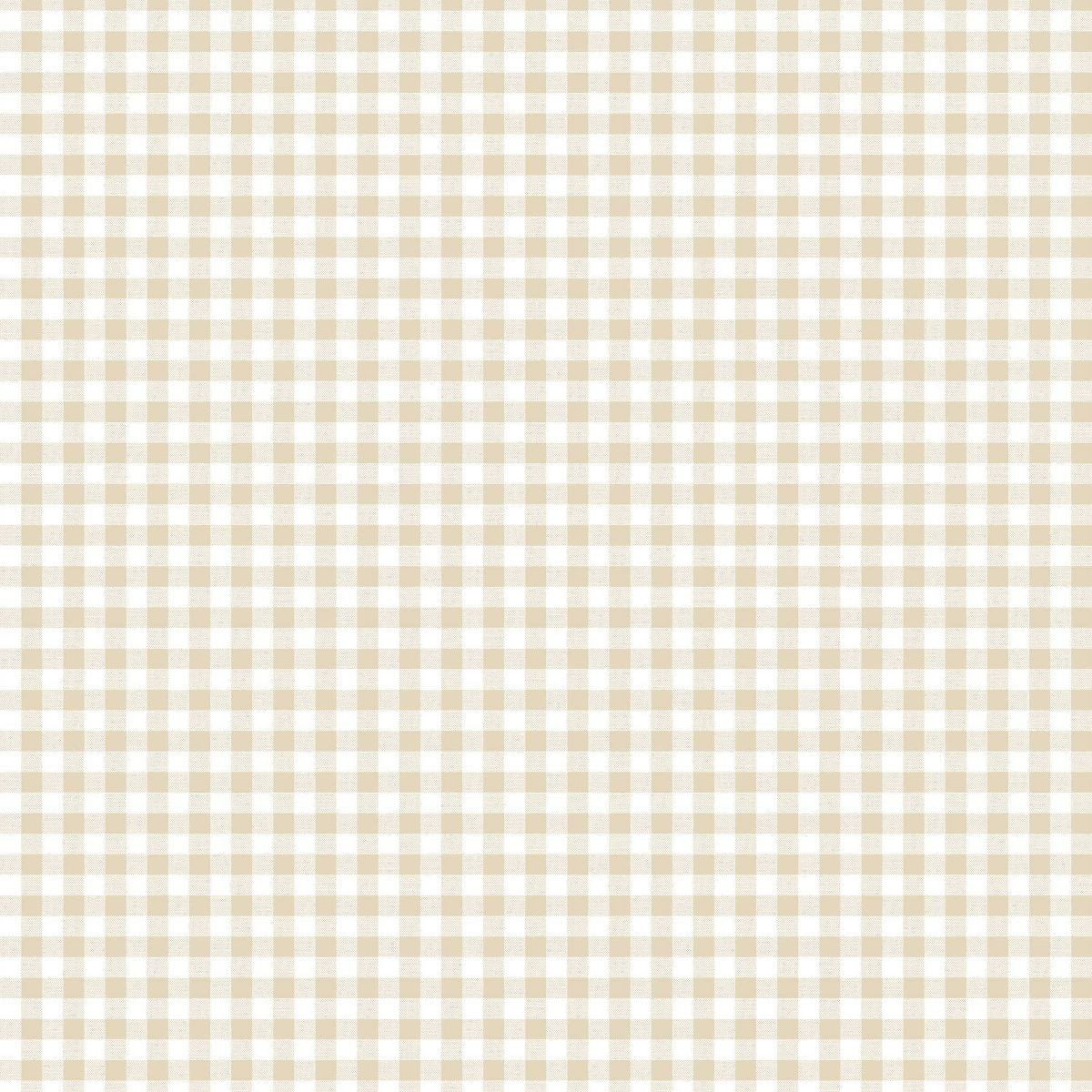 Tempaper & Co. Peel and Stick Wallpaper Gingham Beige | Target
