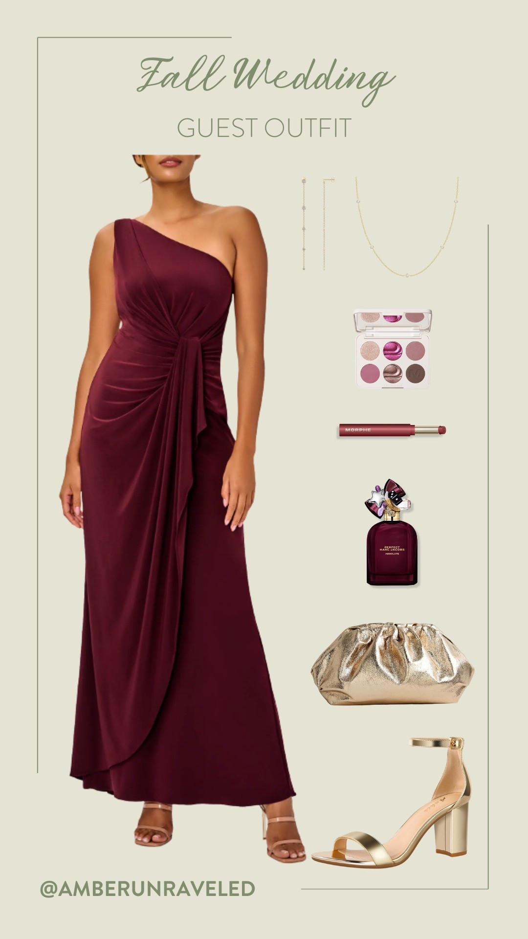 Just what you needed to get in the fall spirit! This look is the ideal outfit for a wedding that still feels easygoing and fun with a gold clutch and gold heels.
#partydress #formalwear #fashioninspo #makeupfinds

#LTKU #LTKStyleTip #LTKSeasonal