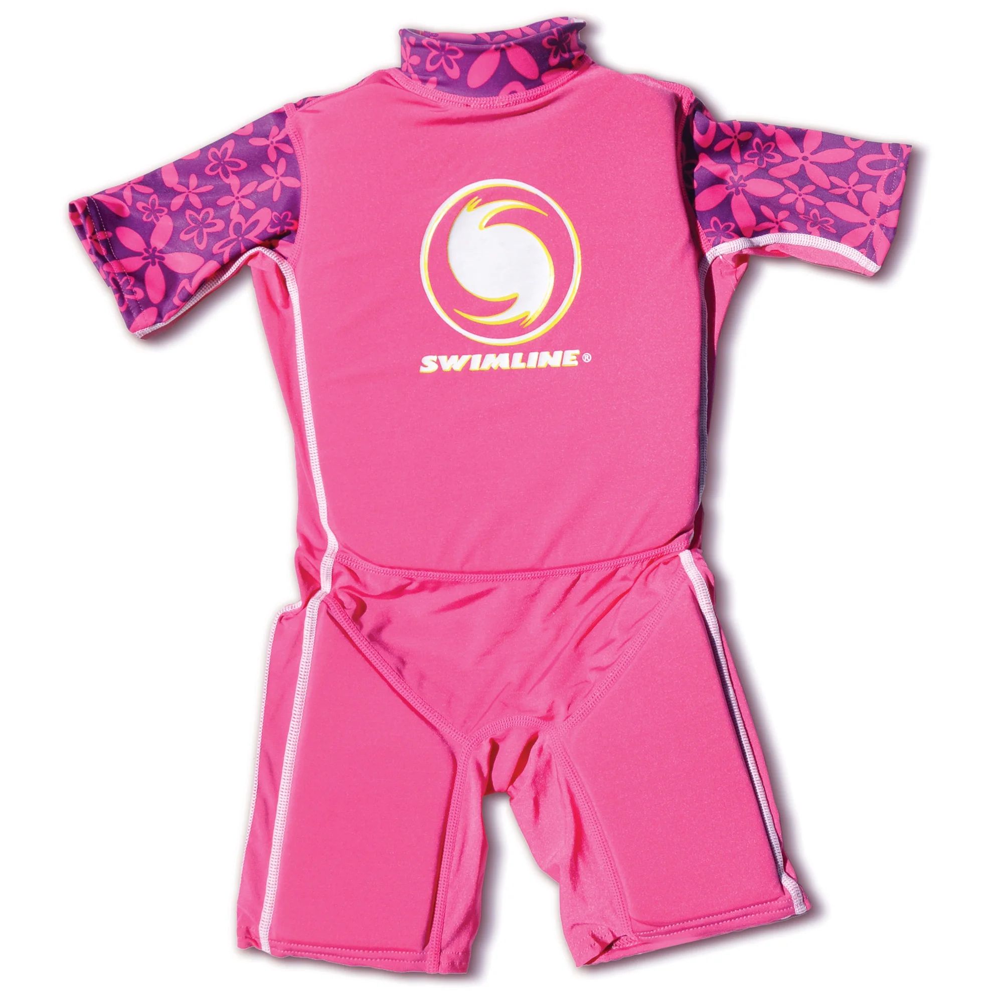 Swimline Pink Lycra Girl's Floating Swim Trainer Wet Suit Life Vest Medium 9893G | Walmart (US)