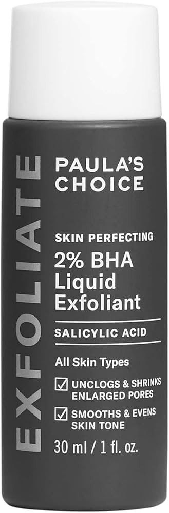 Paula's Choice Skin Perfecting 2% BHA Liquid Salicylic Acid Exfoliant, Gentle Facial Exfoliator f... | Amazon (US)