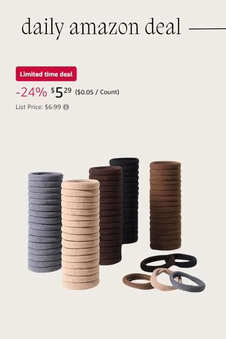 Daily Amazon deal: 100 hair ties 


Amazon finds | Amazon deals | hair ties | hair accessories | hair 

#LTKSaleAlert