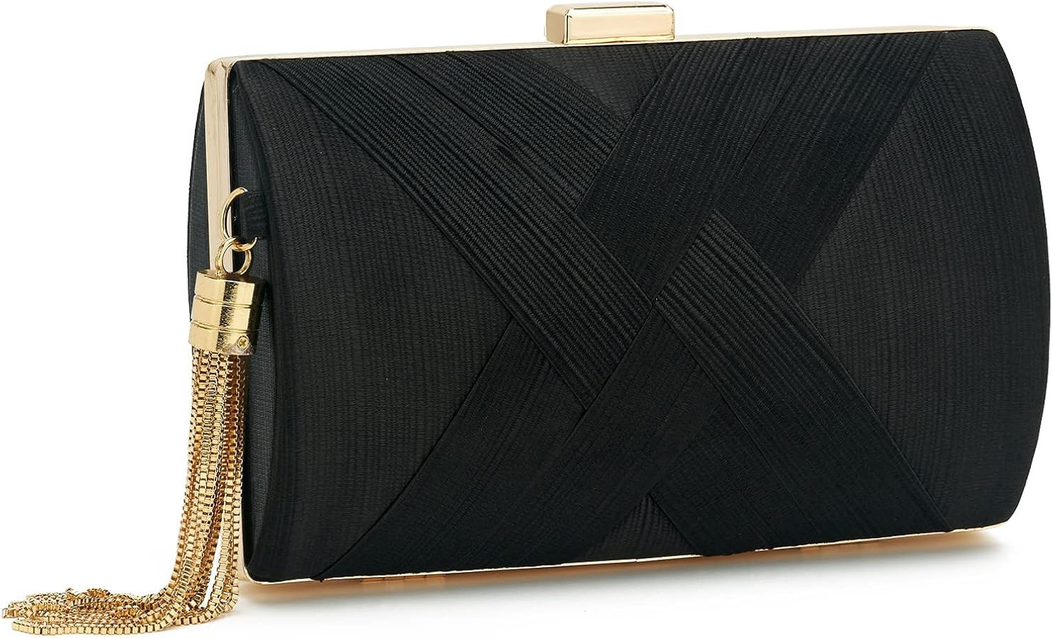 Women Clutch Bag Evening bag Fringed Evening Handbag,Lady Party Wedding Clutch Purse Chain Should... | Amazon (US)