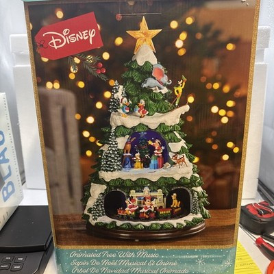 COSTCO Disney Animated Holiday Tree with Music LED Lights Holiday Songs Open Box | eBay US