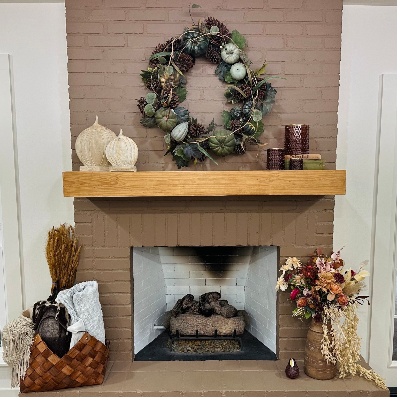 Fall Fireplace 

#LTKHome #LTKSeasonal