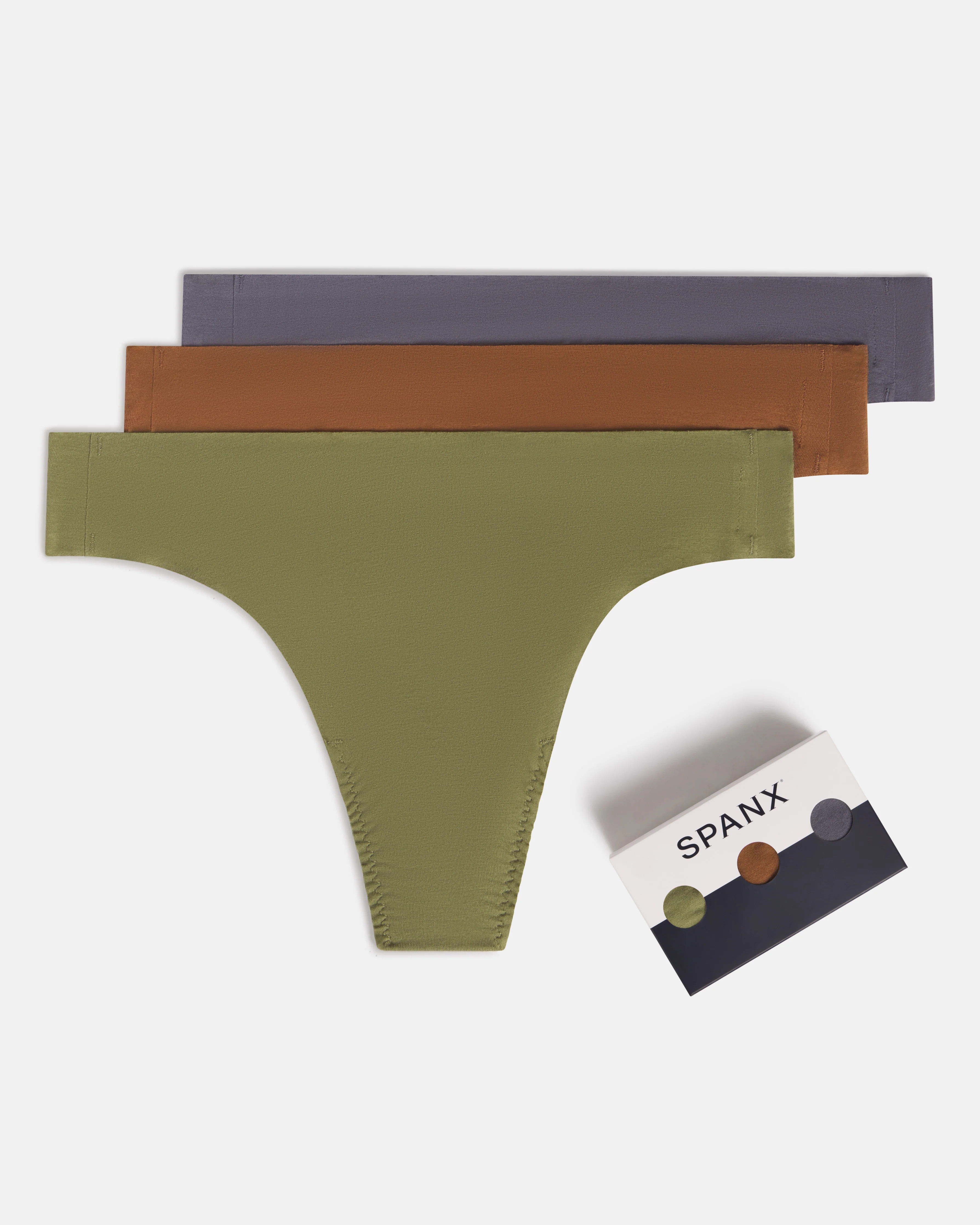 Supima Cotton Thong 3-Pack Box | Spanx